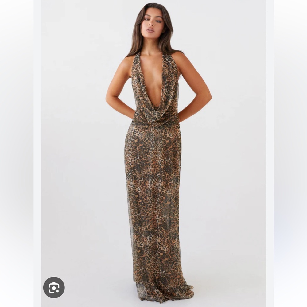 Peppermayo Elysia Mesh Maxi Dress. Crafted